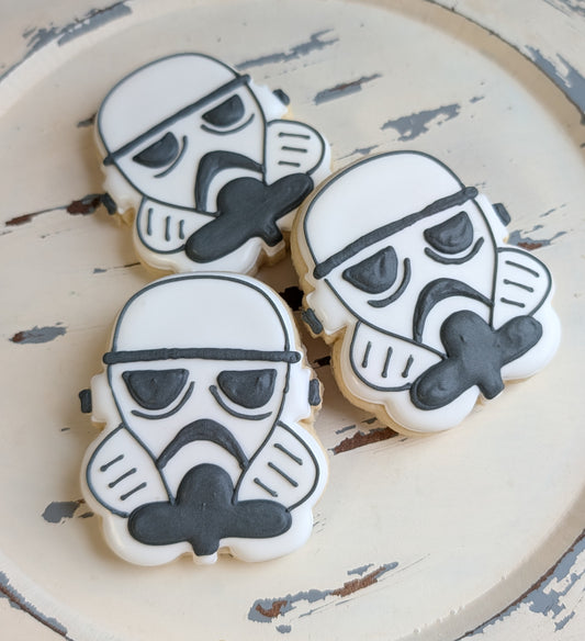 Storm trooper single cookie